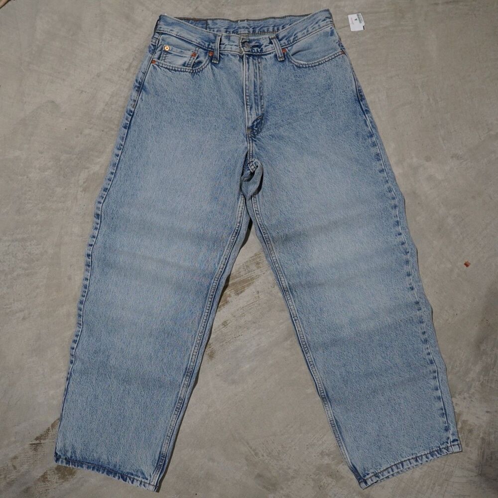 Levis 578 Baggy Jeans Mens 30x30 NWT Light Wash Loose Fit Wide Leg New JCPenney